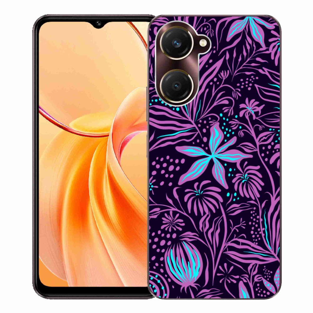 Gélový kryt mmCase na Vivo Y28s 5G - kvety 2