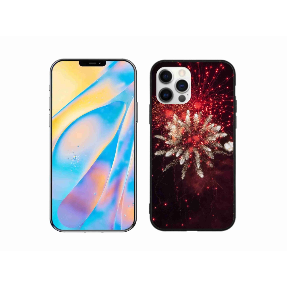 Gélový kryt mmCase na iPhone 12 Pro - ohňostroj