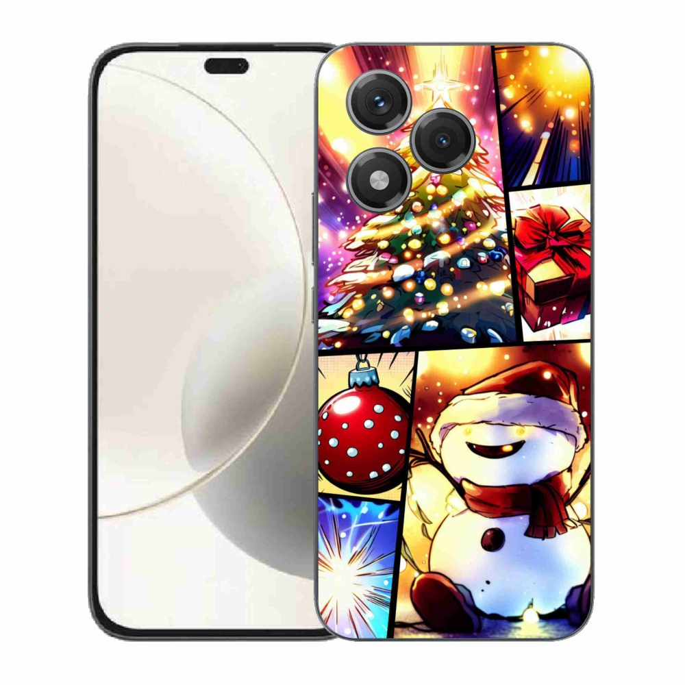 Gélový kryt mmCase na Honor 400 Lite - vianočné motívy 1