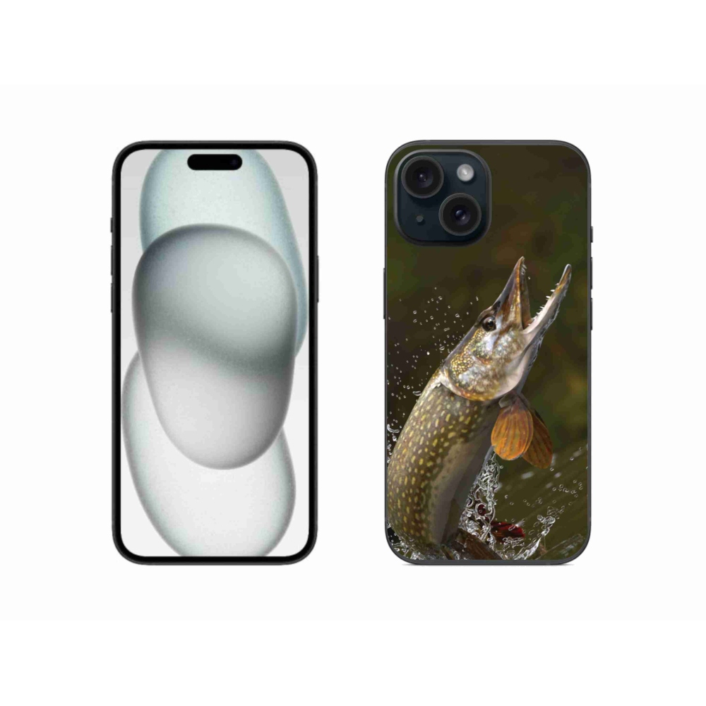 Gélový obal mmCase na iPhone 15 - šťuka