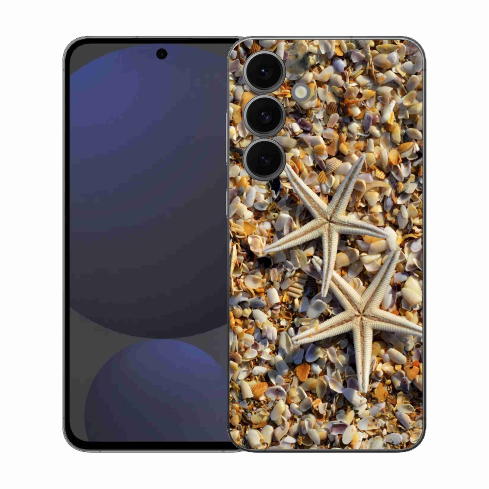 Gélový kryt mmCase na Samsung Galaxy S25 FE - morské hviezdice