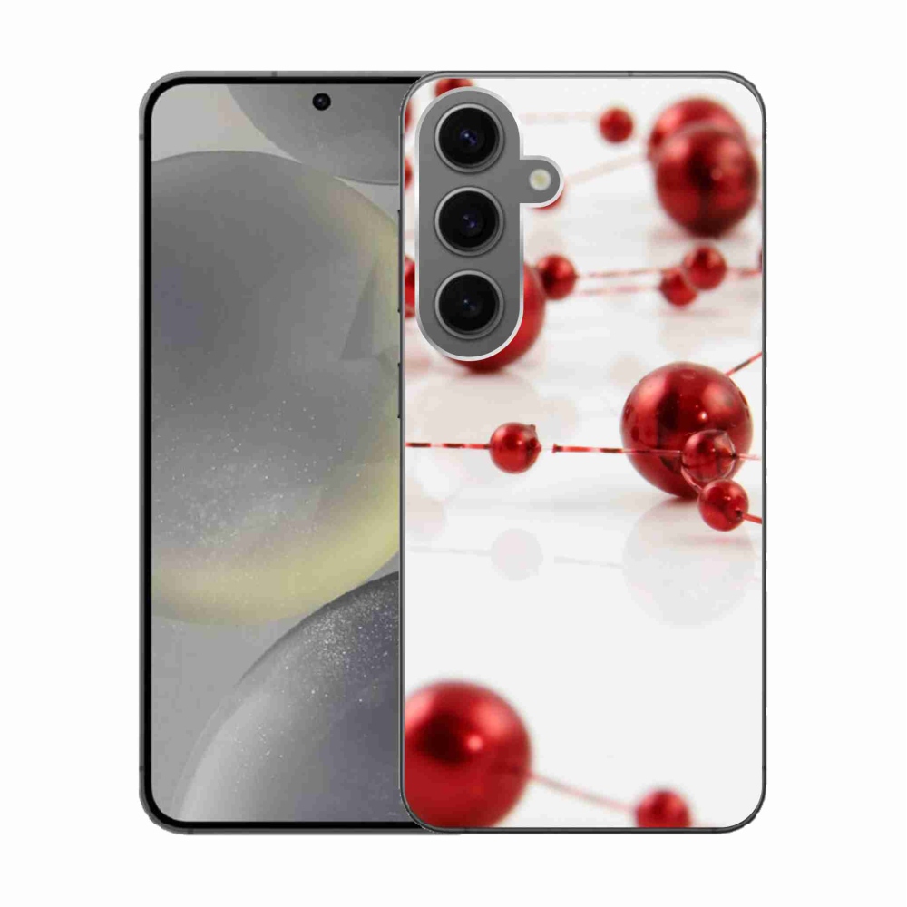 Gélový kryt mmCase na Samsung Galaxy S24 - vianočná reťaz