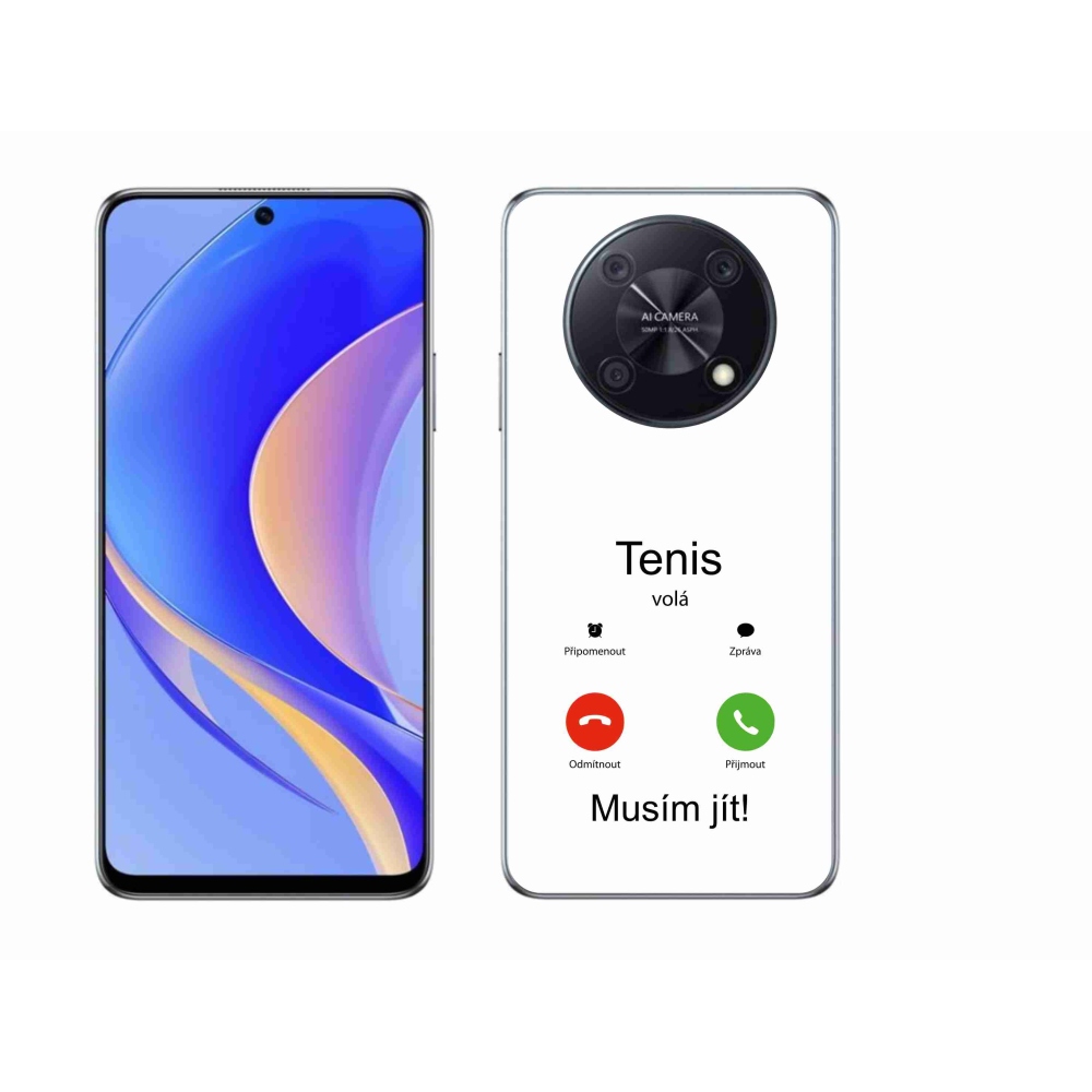 Gélový kryt mmCase na Huawei Nova Y90 - tenis volá biele pozadie