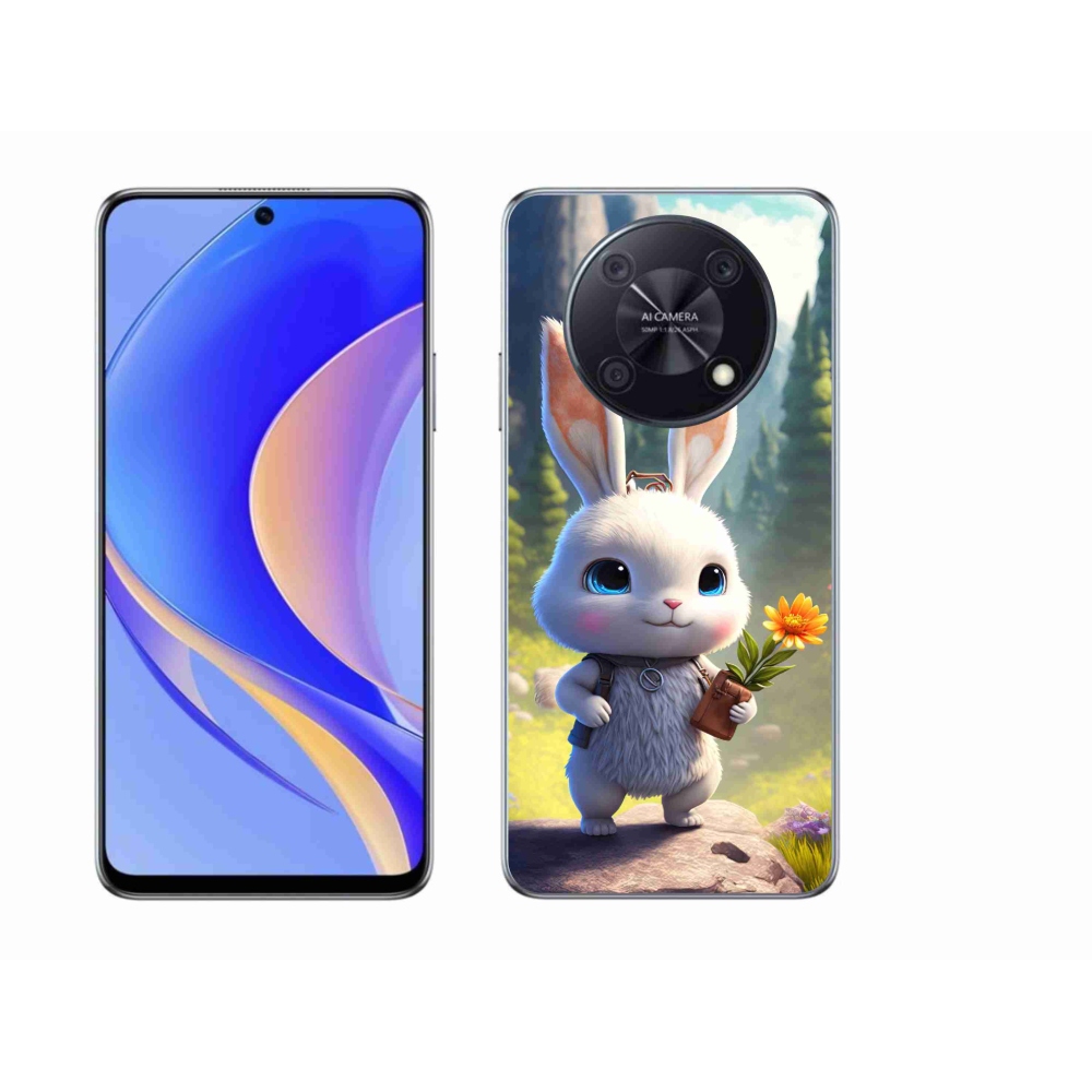 Gelový kryt mmCase na Huawei Nova Y90 - roztomilý králíček