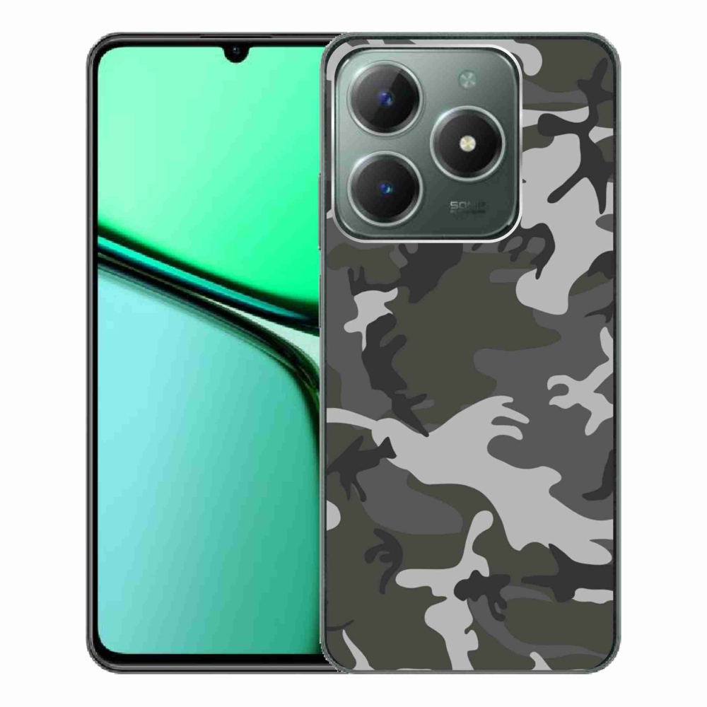 Gélový kryt mmCase na Realme C61 - maskáčový vzor