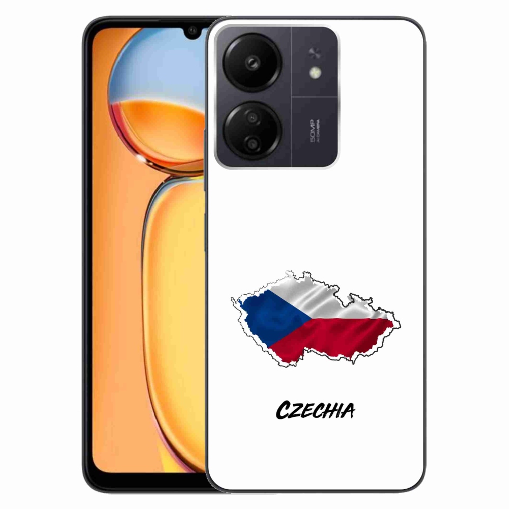 Gélový kryt mmCase na Xiaomi Poco C65/Redmi 13C - Czechia biele pozadie