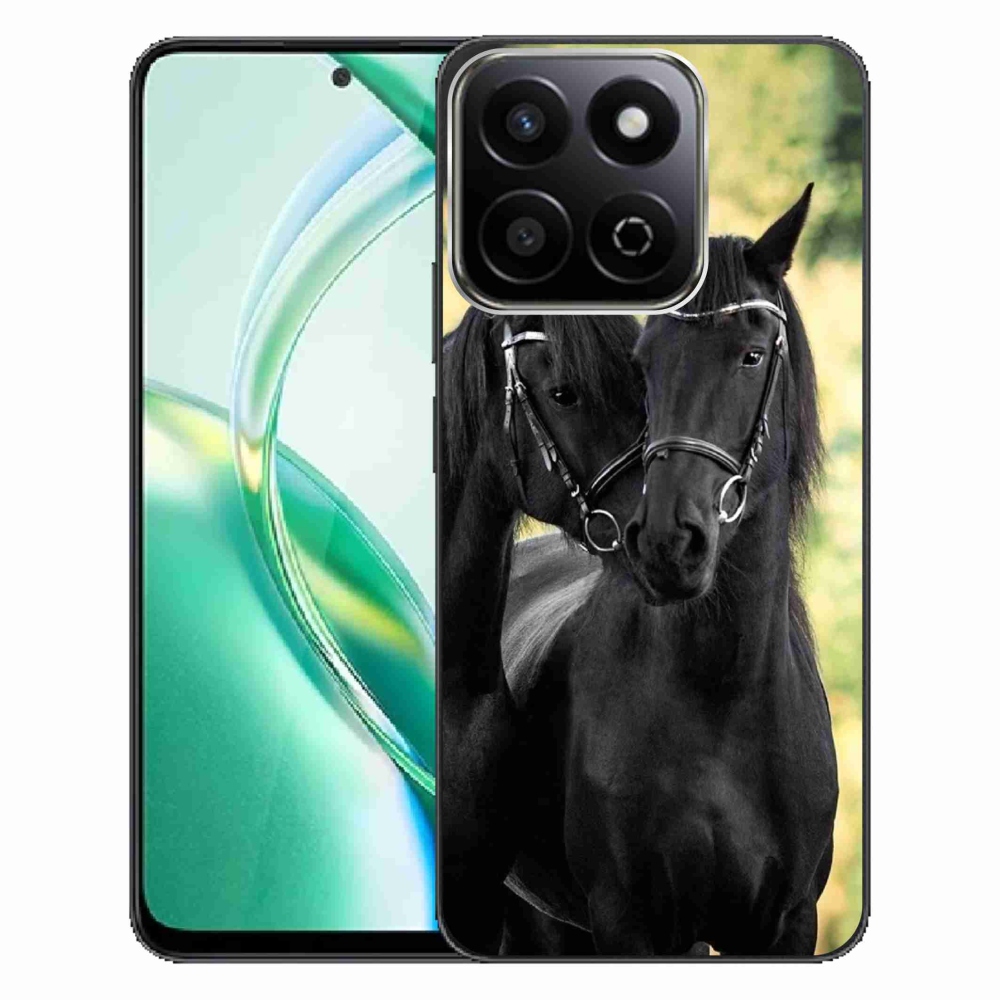 Gélový kryt mmCase na Honor 200 Smart 5G - dva čierne kone