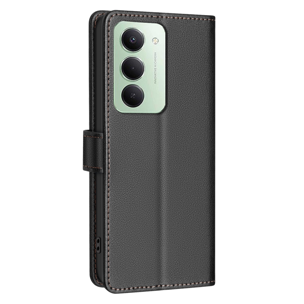 BINFEN knižkové púzdro na Xiaomi Redmi 15 5G (169mm) - čierne