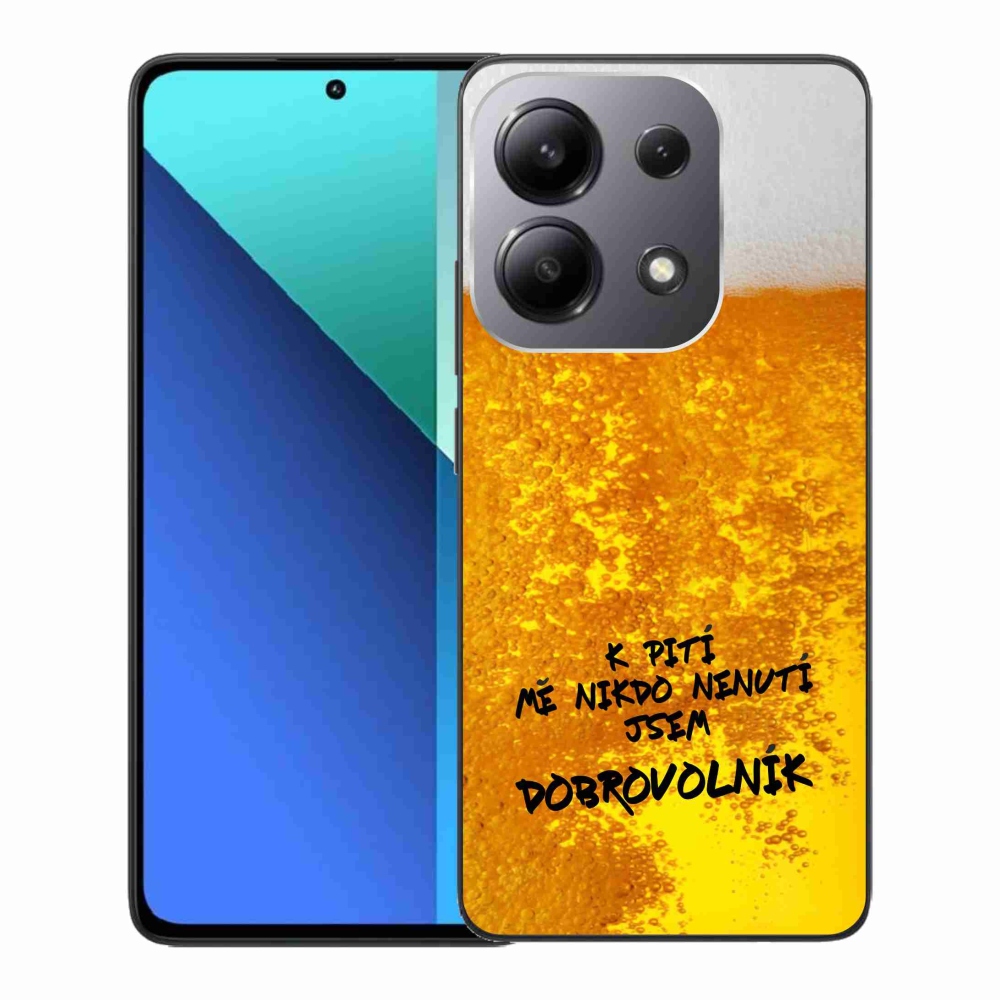 Gélový kryt mmCase na Xiaomi Redmi Note 13 - pivný motív 4