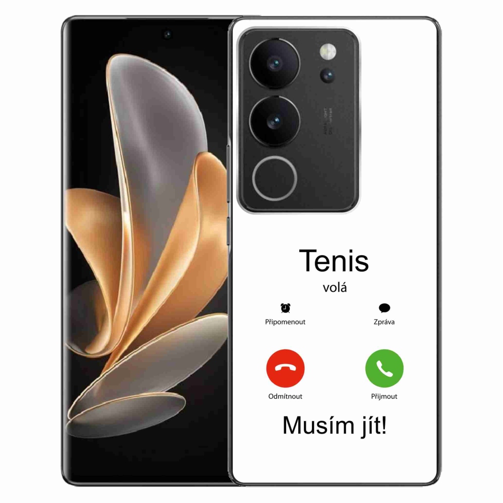 Gélový kryt mmCase na Vivo V29 5G - tenis volá biele pozadie