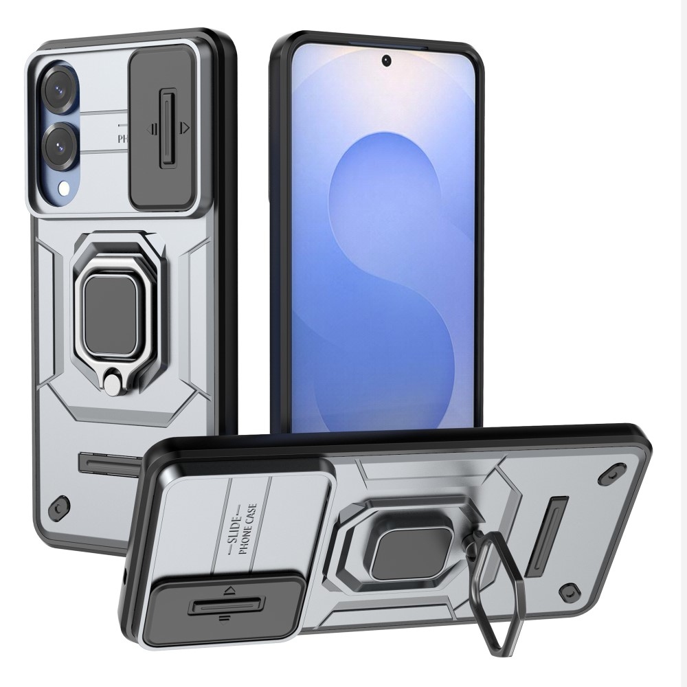 Lens odolný kryt na Samsung Galaxy S25 Edge - sivý