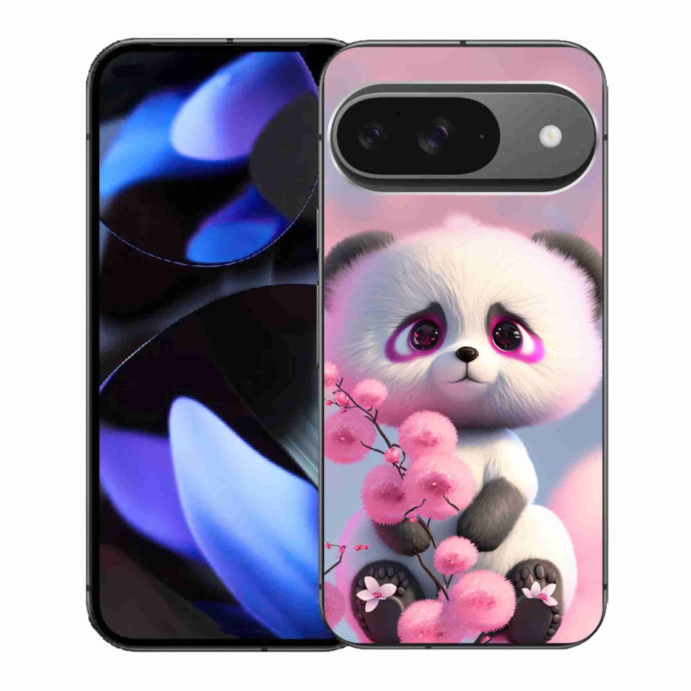 Gélový kryt mmCase na Google Pixel 9/9 Pro - roztomilá panda 1