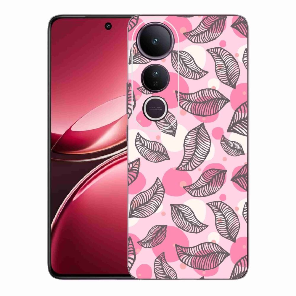Gélový kryt mmCase na Vivo V50 Lite 4G/5G - kreslené padajúce listy