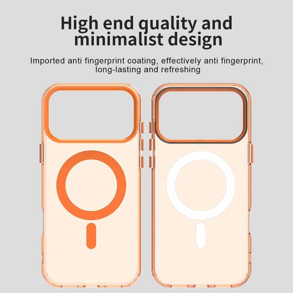 Candy gélový obal s MagSafe na iPhone 17 Pro - oranžový
