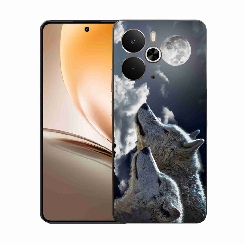 Gélový kryt mmCase na Realme 14 5G - vlci