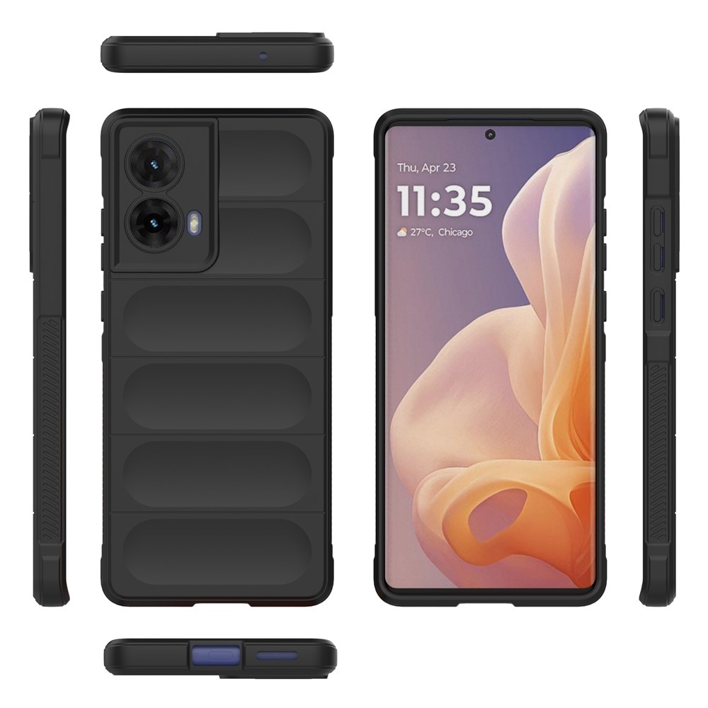 Rugg odolný gélový obal na Motorola Moto G85 5G - čierny
