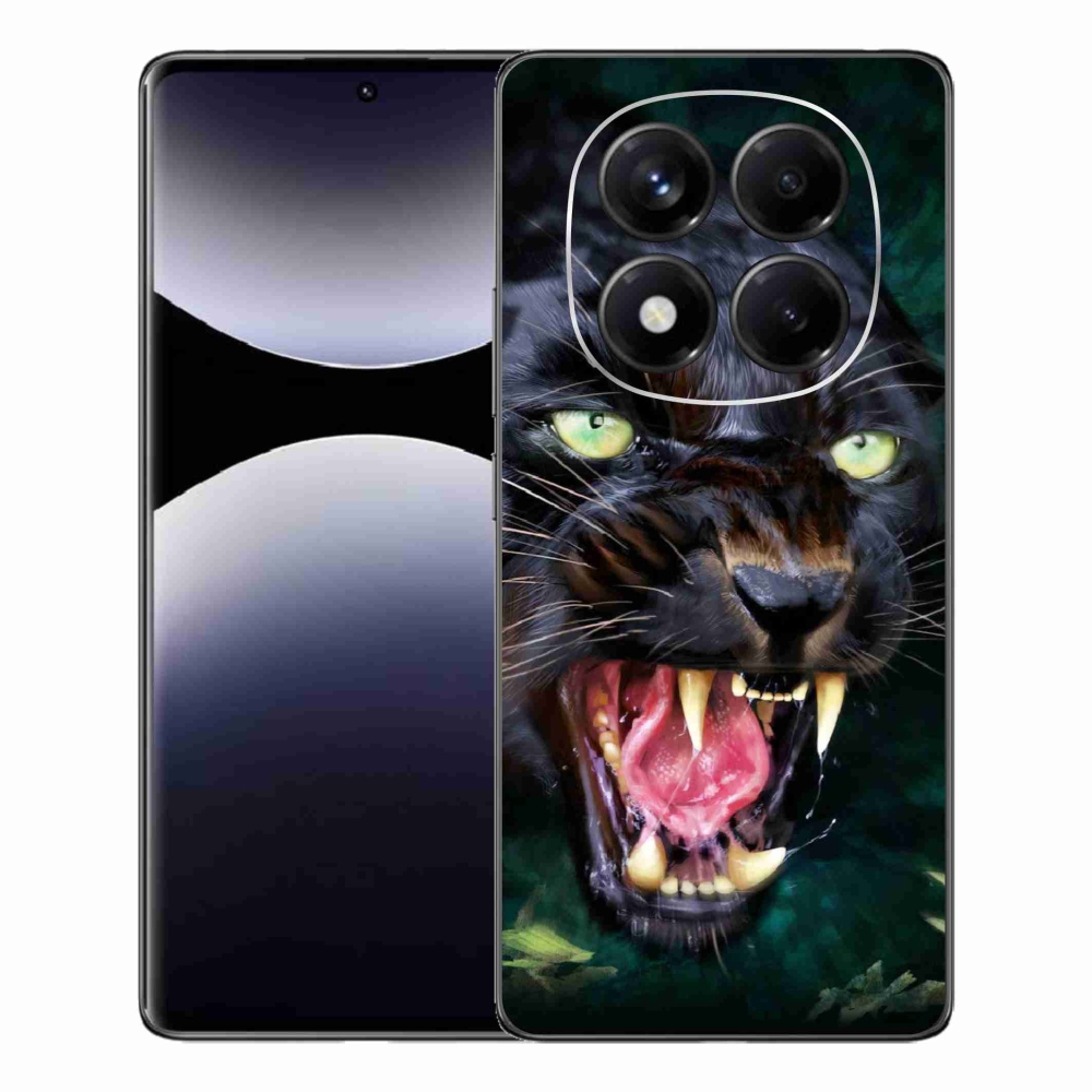 Gélový kryt mmCase na Xiaomi Redmi Note 14 Pro - rozzúrený čierny panter
