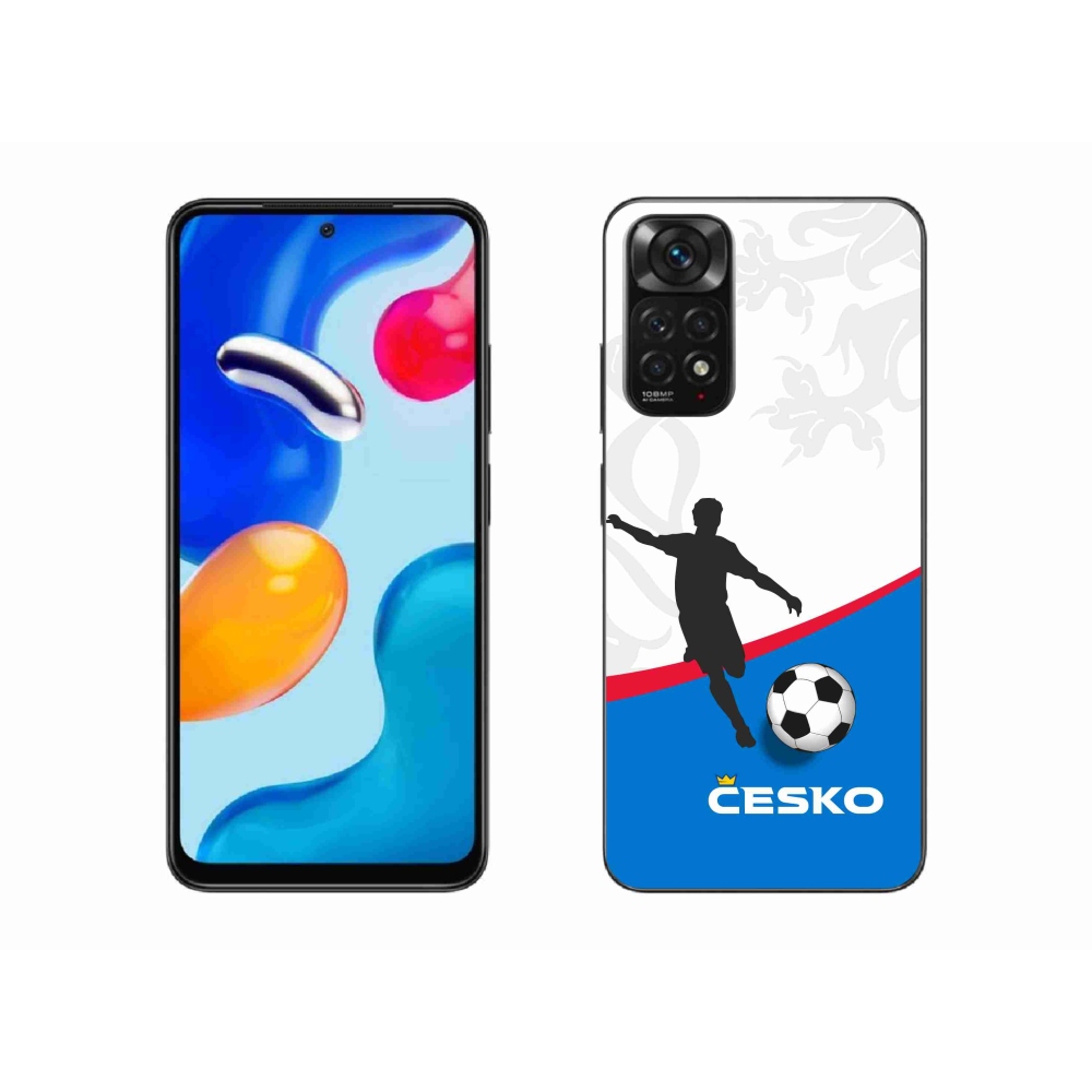 Gélový kryt mmCase na Xiaomi Redmi Note 11S 4G - futbal Česko 1