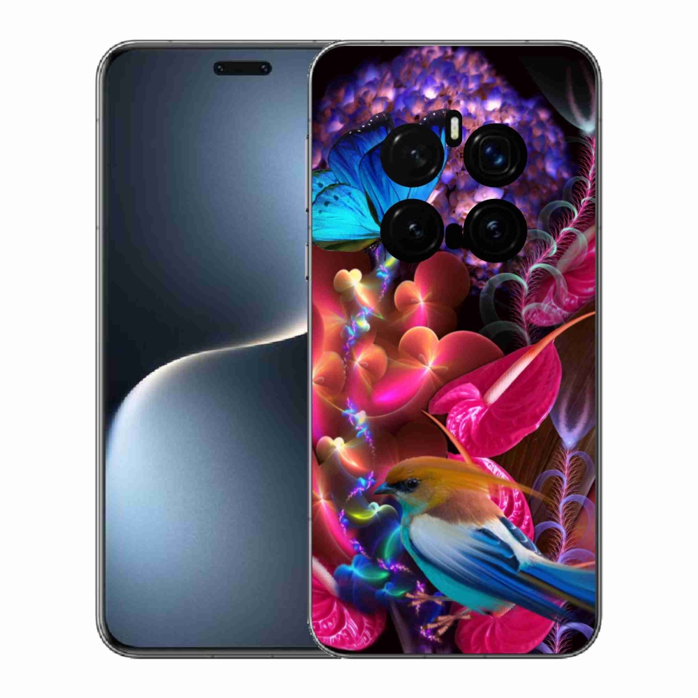 Gélový kryt mmCase na Honor Magic 7 Pro 5G - farebné kvety