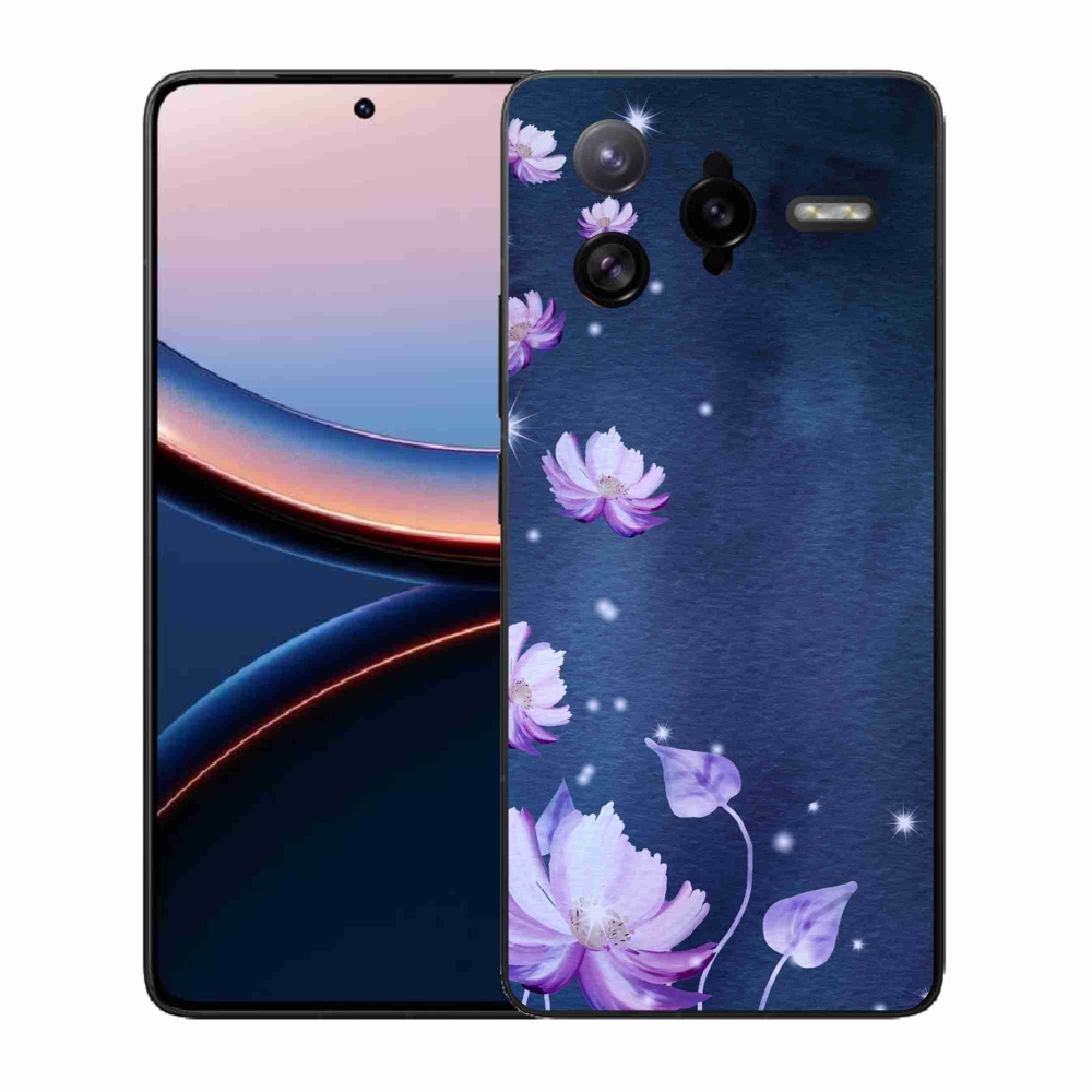 Gélový kryt mmCase na Xiaomi Poco F7 Ultra - padajúce kvety