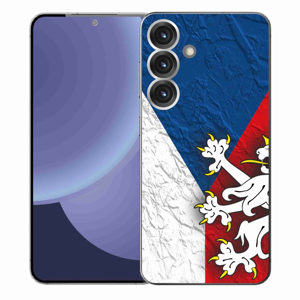 Gélový kryt mmCase na Samsung Galaxy S25+ - česká vlajka 1