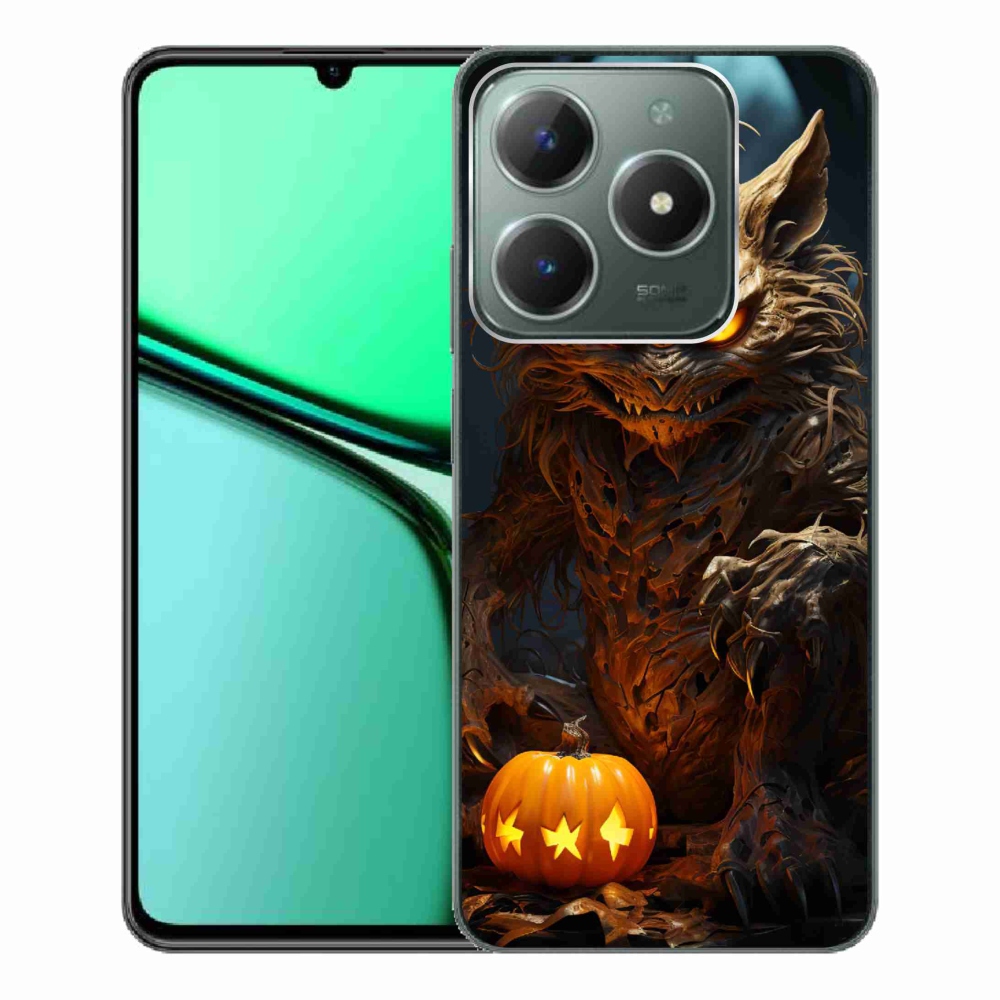 Gélový kryt mmCase na Realme C61 - halloweenska príšera