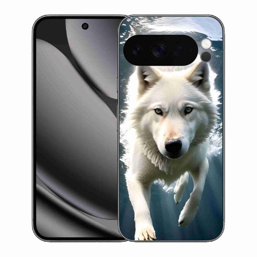 Gélový kryt mmCase na Google Pixel 10 Pro XL - biely vlk