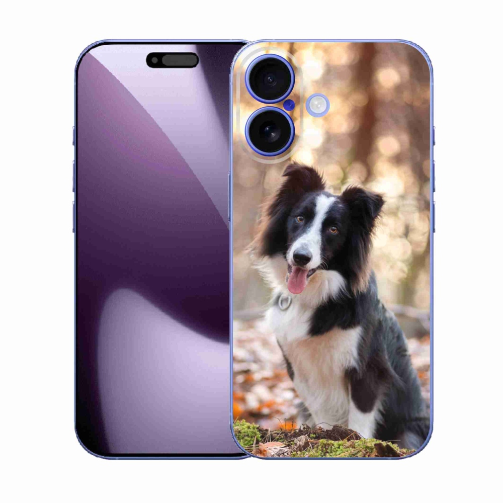Gélový kryt mmCase na iPhone 17 - border kólia 1
