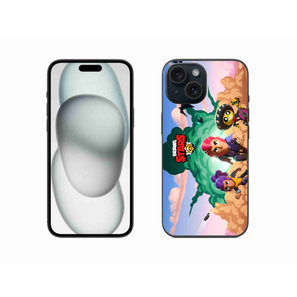 Gélový kryt mmCase na iPhone 15 - brawl stars