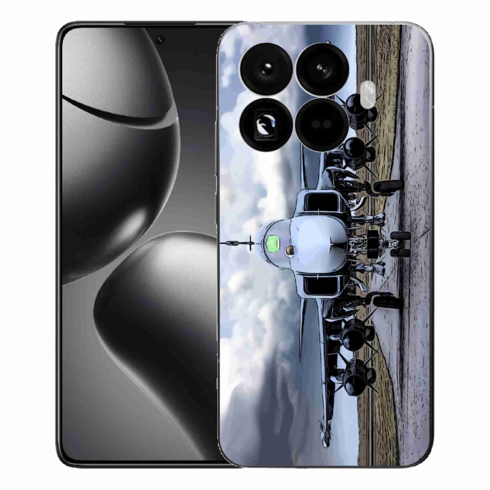 Gélový kryt mmCase na Xiaomi 15T Pro - vojenské lietadlo