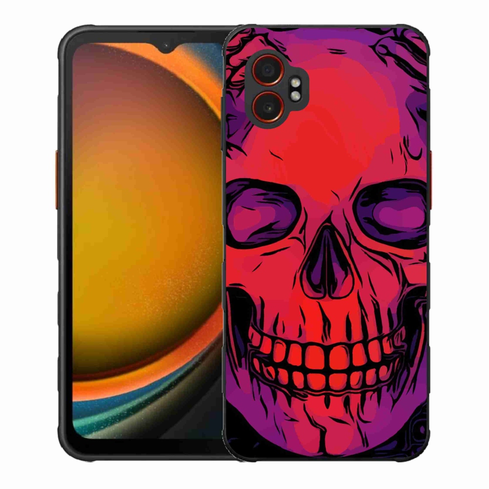 Gélový kryt mmCase na Samsung Galaxy Xcover 7 Pro - lebka