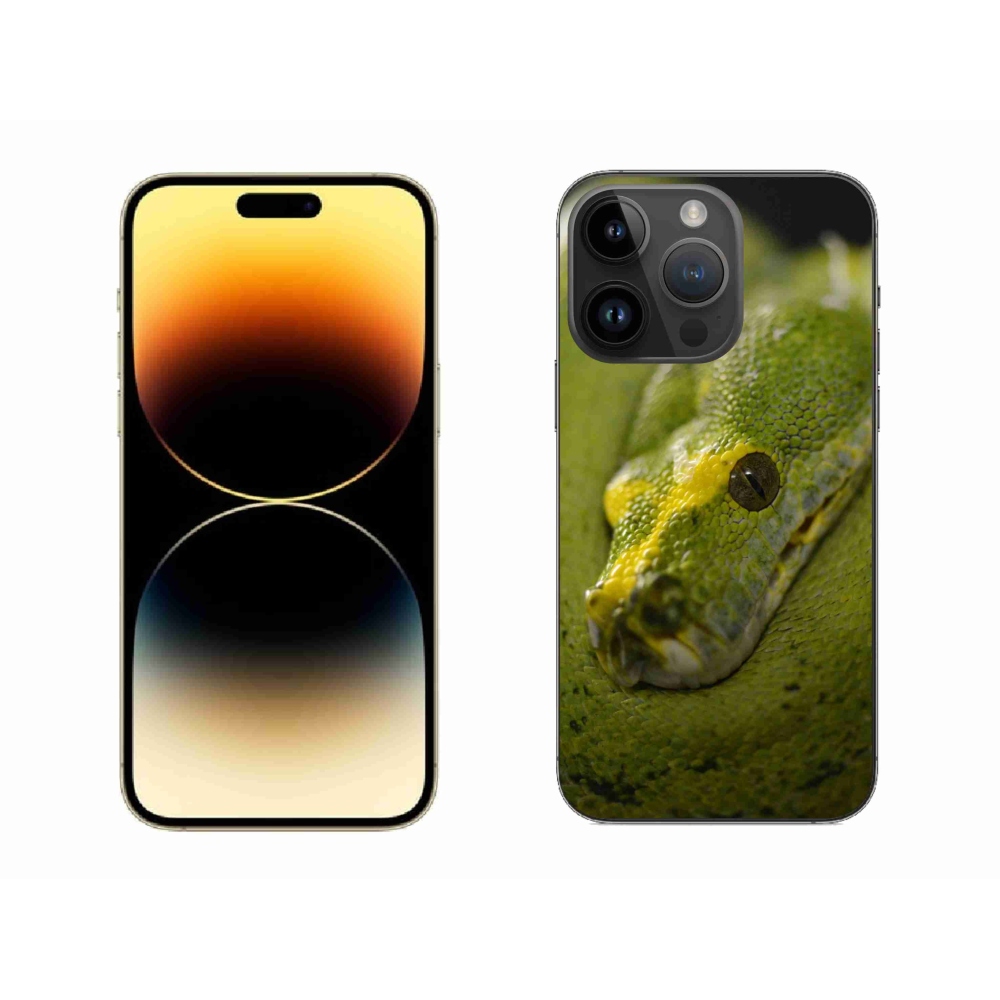 Gélový kryt mmCase na iPhone 14 Pro Max - had 2