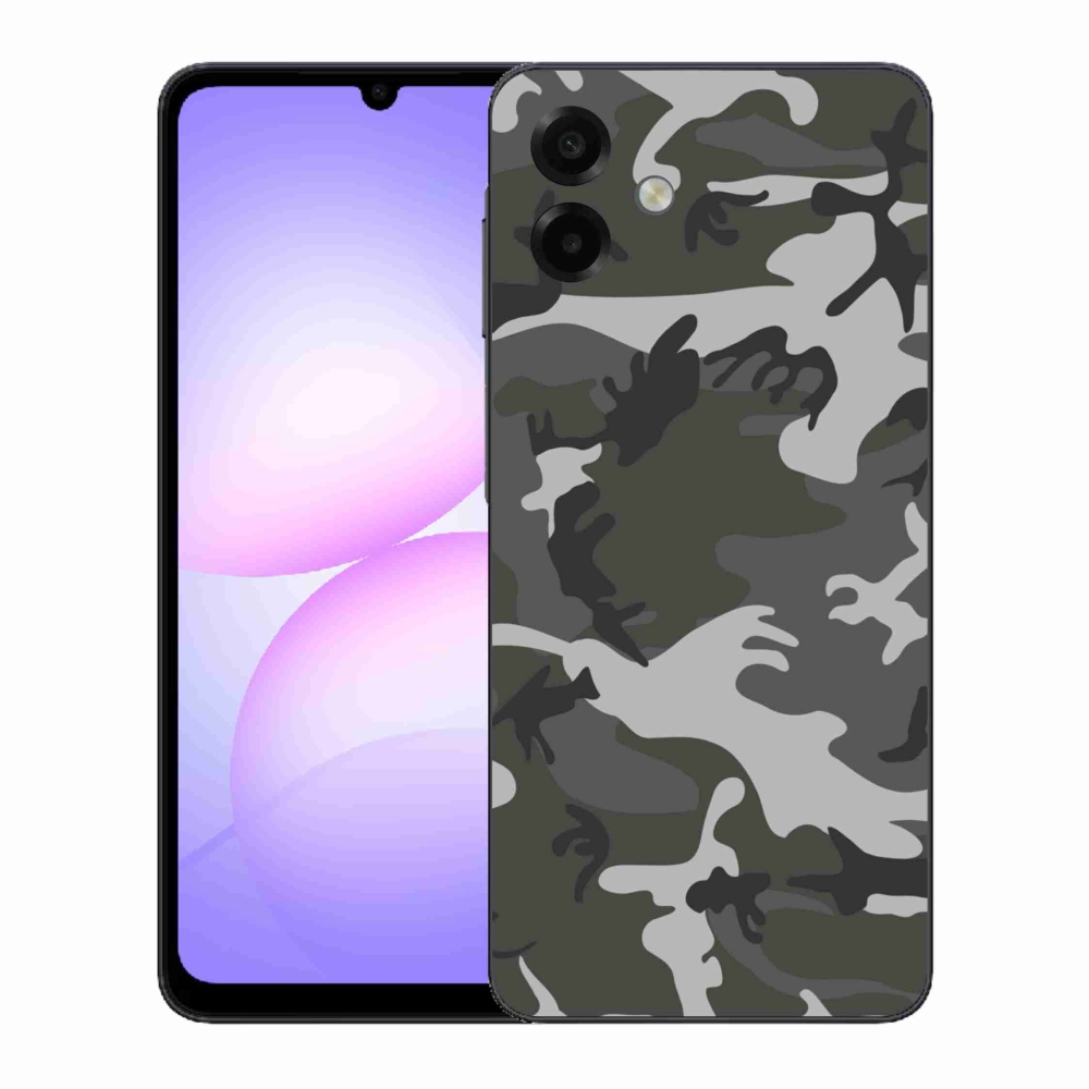 Gélový kryt mmCase na Samsung Galaxy A07 4G - maskáčový vzor