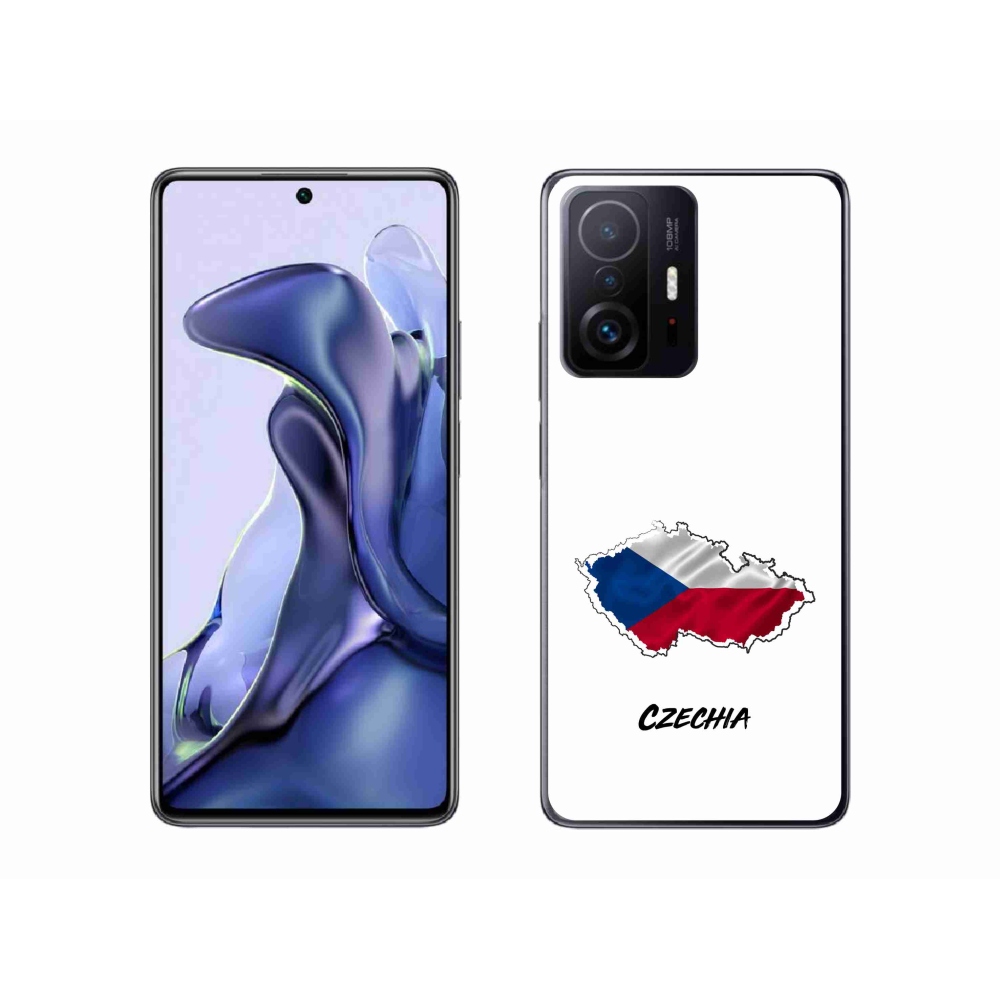 Gélový kryt mmCase na Xiaomi 11T - Slovakia biele pozadie