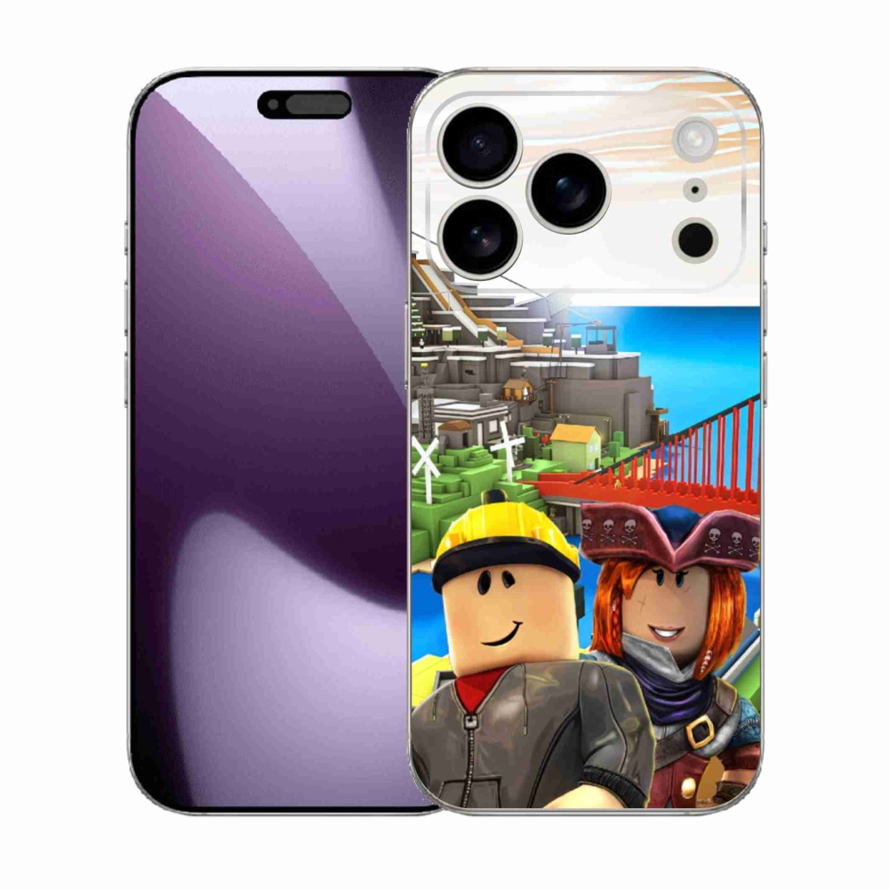 Gélový kryt mmCase na iPhone 17 Pro - roblox 1