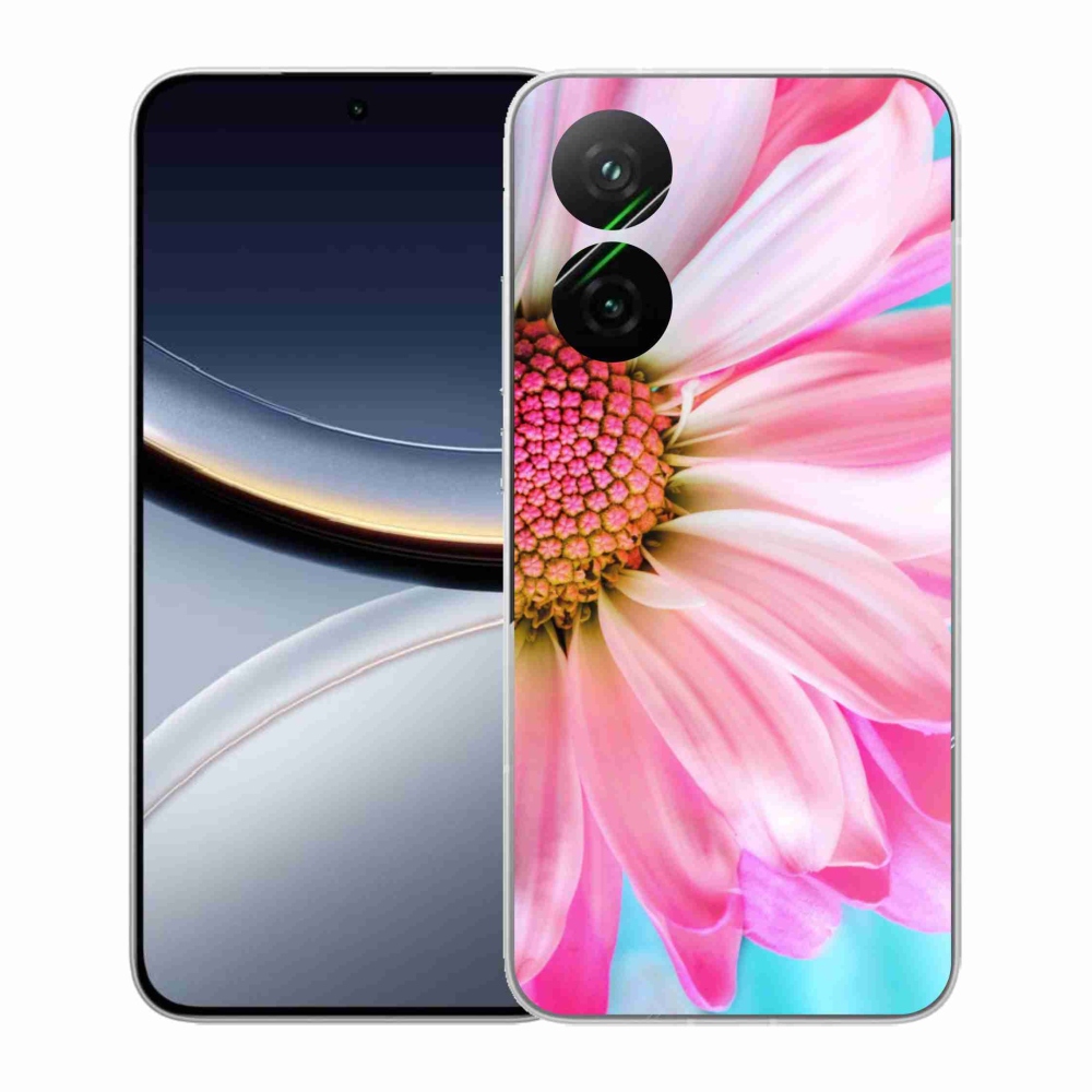 Gélový kryt mmCase na Xiaomi Poco F7 5G - ružová kvetina