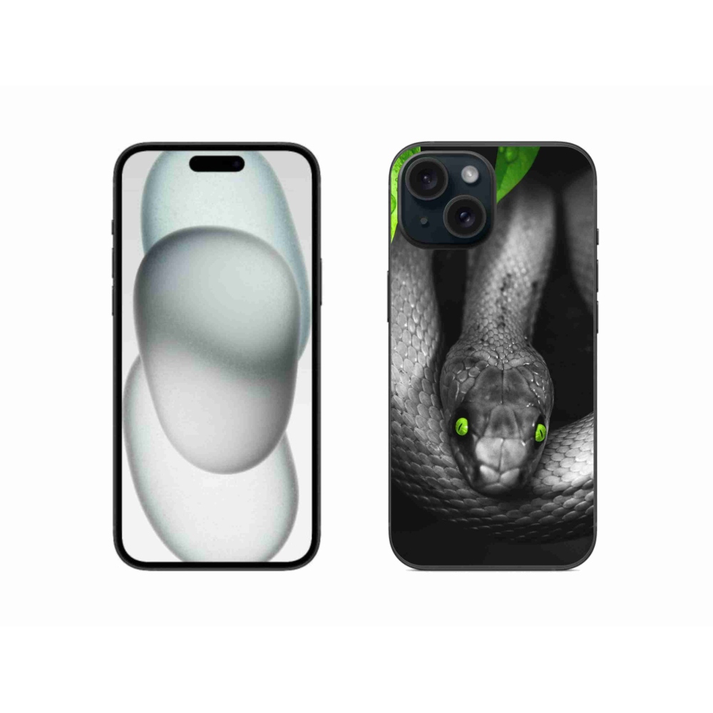 Gélový kryt mmCase na iPhone 15 - had