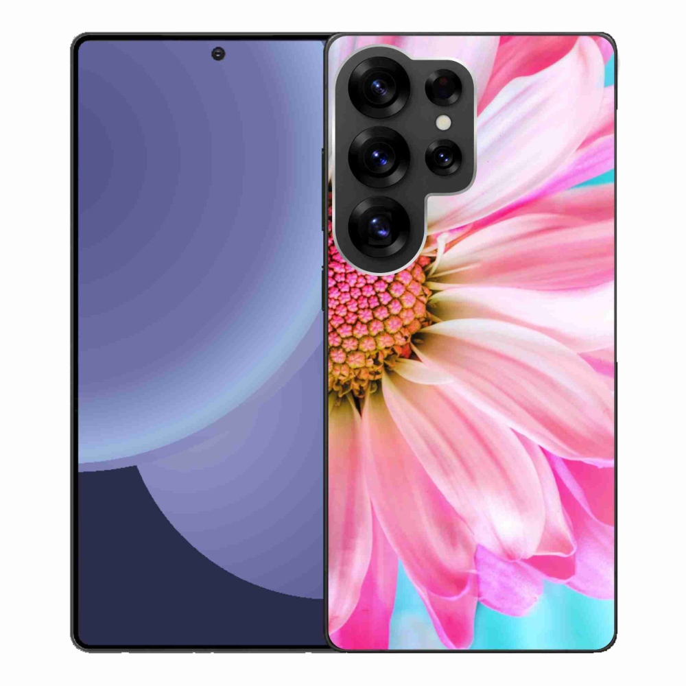 Gélový kryt mmCase na Samsung Galaxy S25 Ultra - ružová kvetina