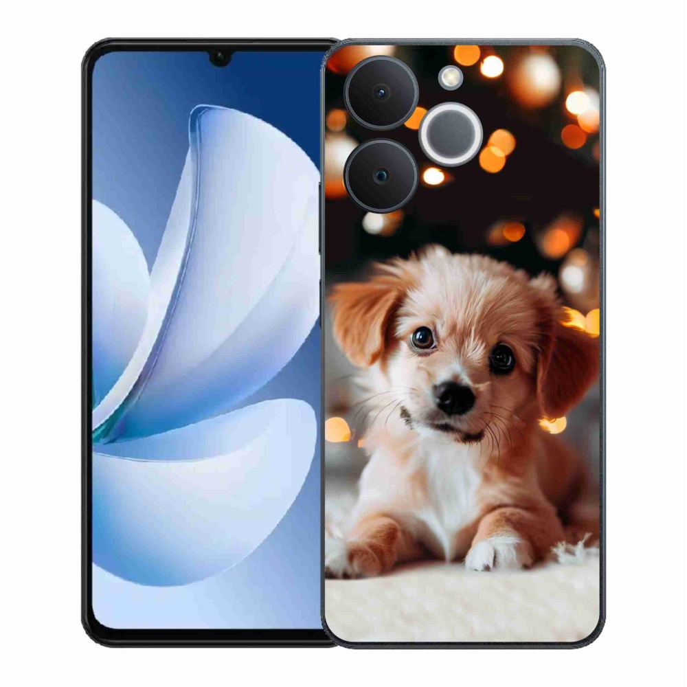 Gélový kryt mmCase na Realme Note 70T - šteniatko