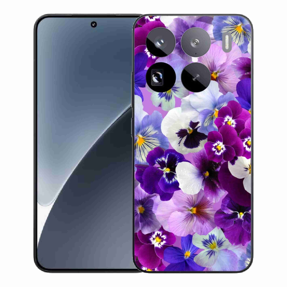 Gélový kryt mmCase na Xiaomi 15 Pro - kvety 9