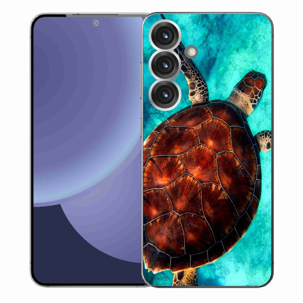 Gélový kryt mmCase na Samsung Galaxy S25+ - korytnačka