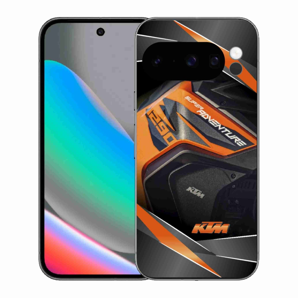 Gélový kryt mmCase na Google Pixel 10 Pro - motorka ktm
