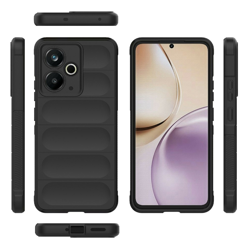 Rugg odolný gélový obal na Realme 14T 5G - čierny