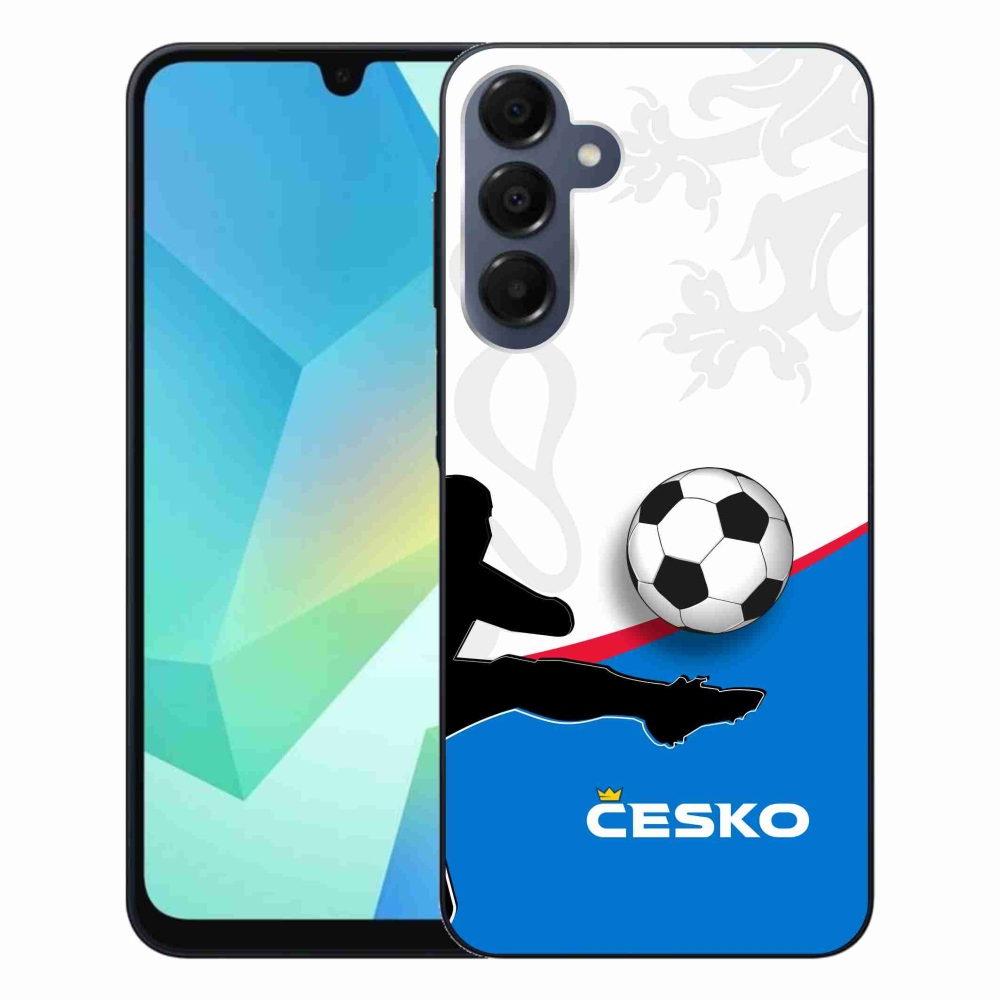 Gélový kryt mmCase na Samsung Galaxy A16 4G/5G - futbal Česko 3