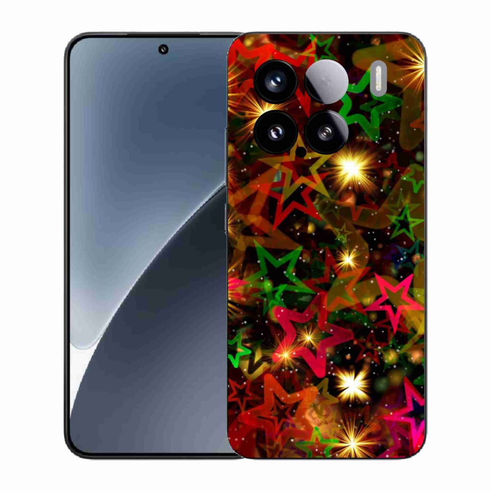 Gélový kryt mmCase na Xiaomi 15 - farebné hviezdičky