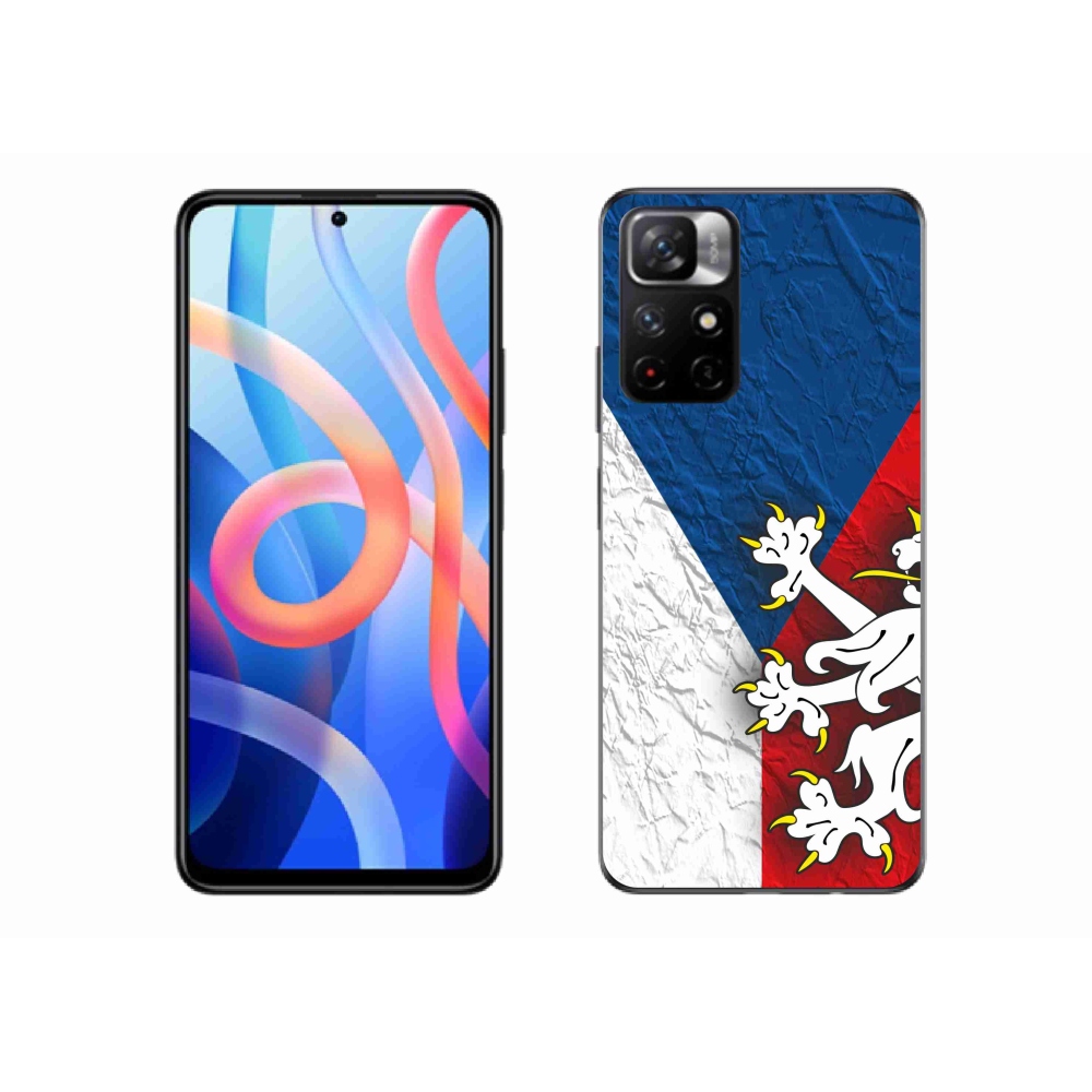 Gélový kryt mmCase na Xiaomi Redmi Note 11S 5G - česká vlajka 1