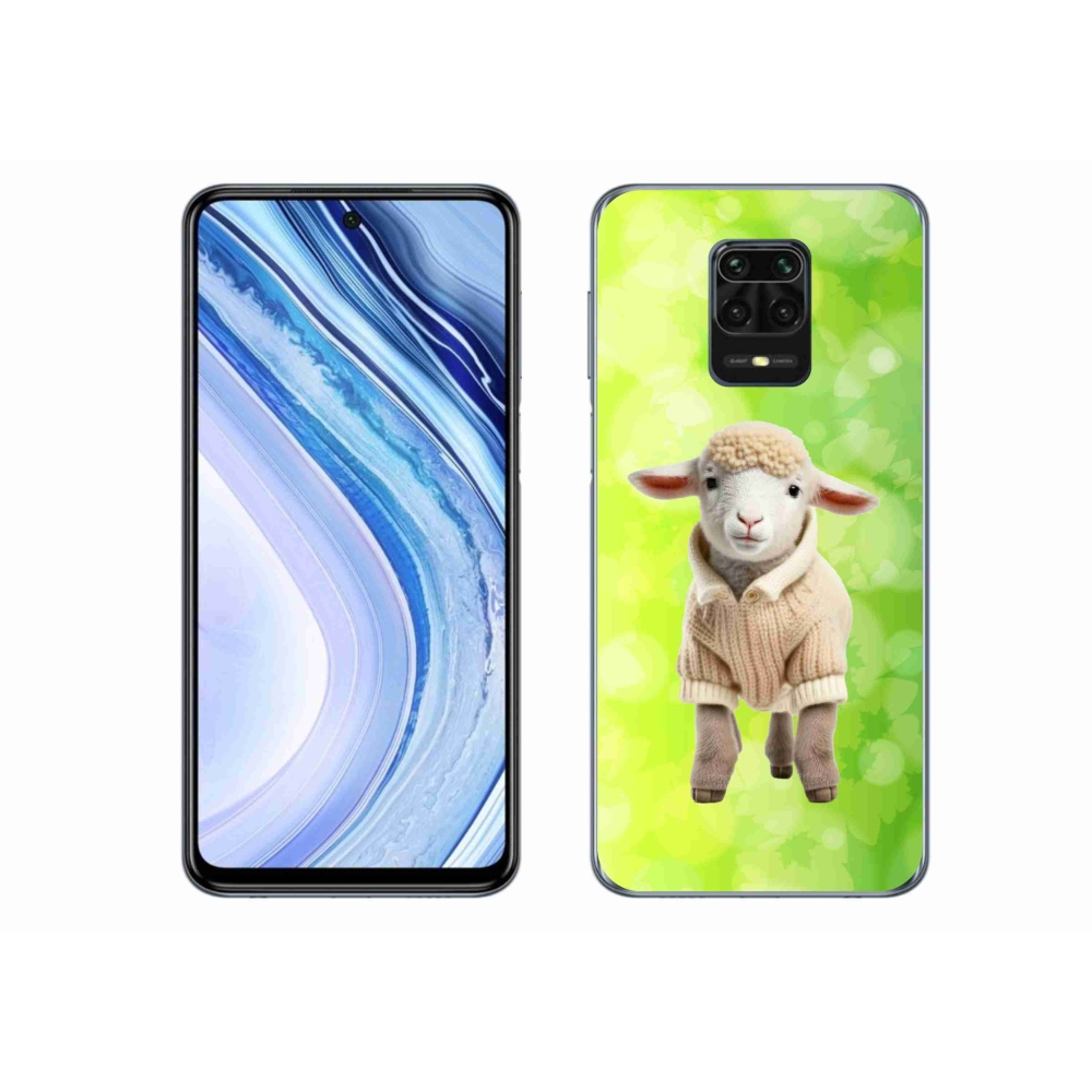 Gélový kryt mmCase na Xiaomi Redmi Note 9 Pro - jahňa vo svetri