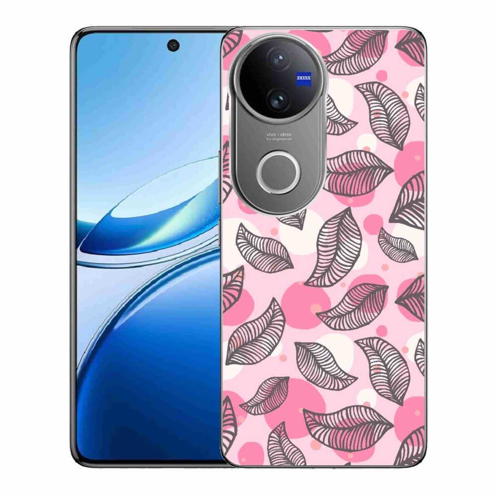 Gélový kryt mmCase na Vivo V50 5G - kreslené padajúce listy