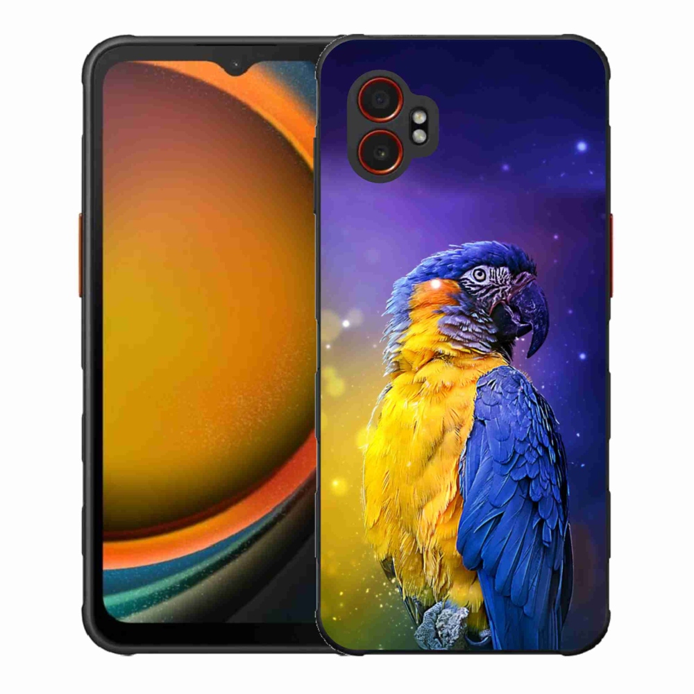 Gélový kryt mmCase na Samsung Galaxy Xcover 7 Pro - papagáj ara 1