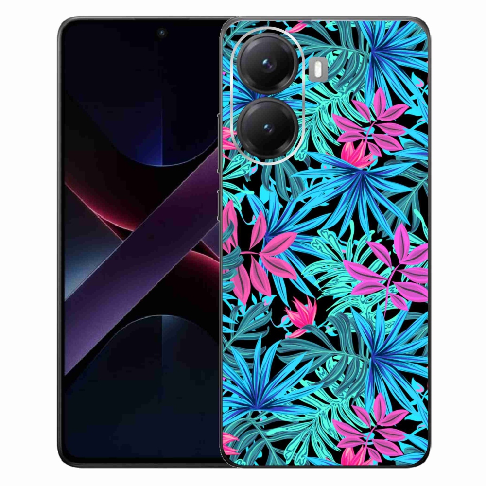 Gélový kryt mmCase na Xiaomi Poco X7 Pro 5G - kvety 3